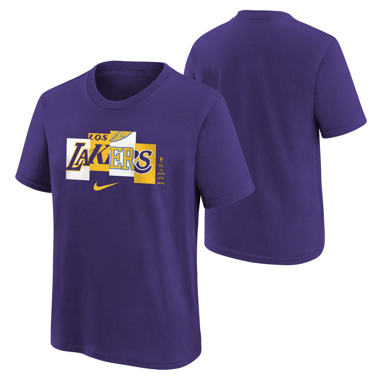 Nike NBA Lakers Mixtape Kids Tee Multi