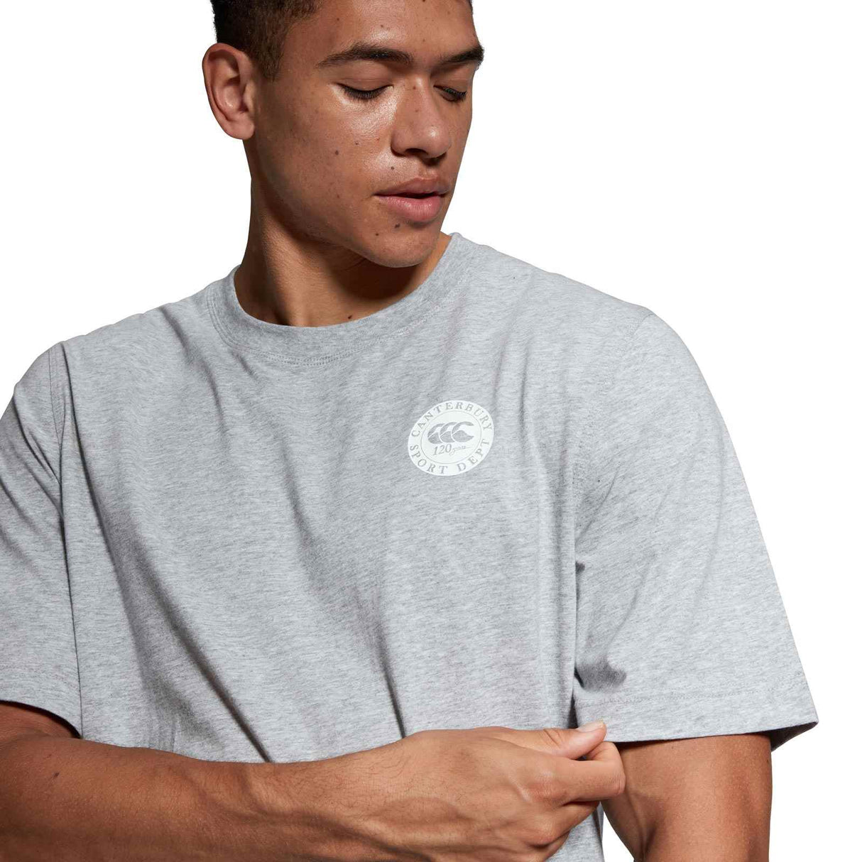 Canterbury Mens Sport Dept SS Tee Grey