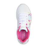 Skechers Uno Lite My Drip Girls White
