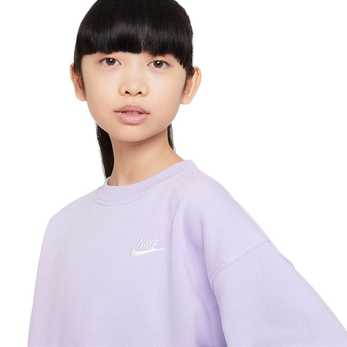 Nike Girls NSW Club OVRSZD LBR Flc Crew