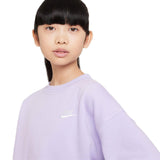 Nike Girls NSW Club OVRSZD LBR Flc Crew