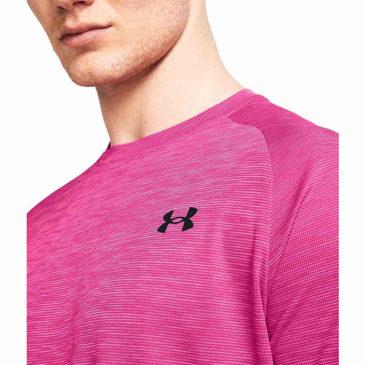 Under Armour Tech Textured SS Pink
