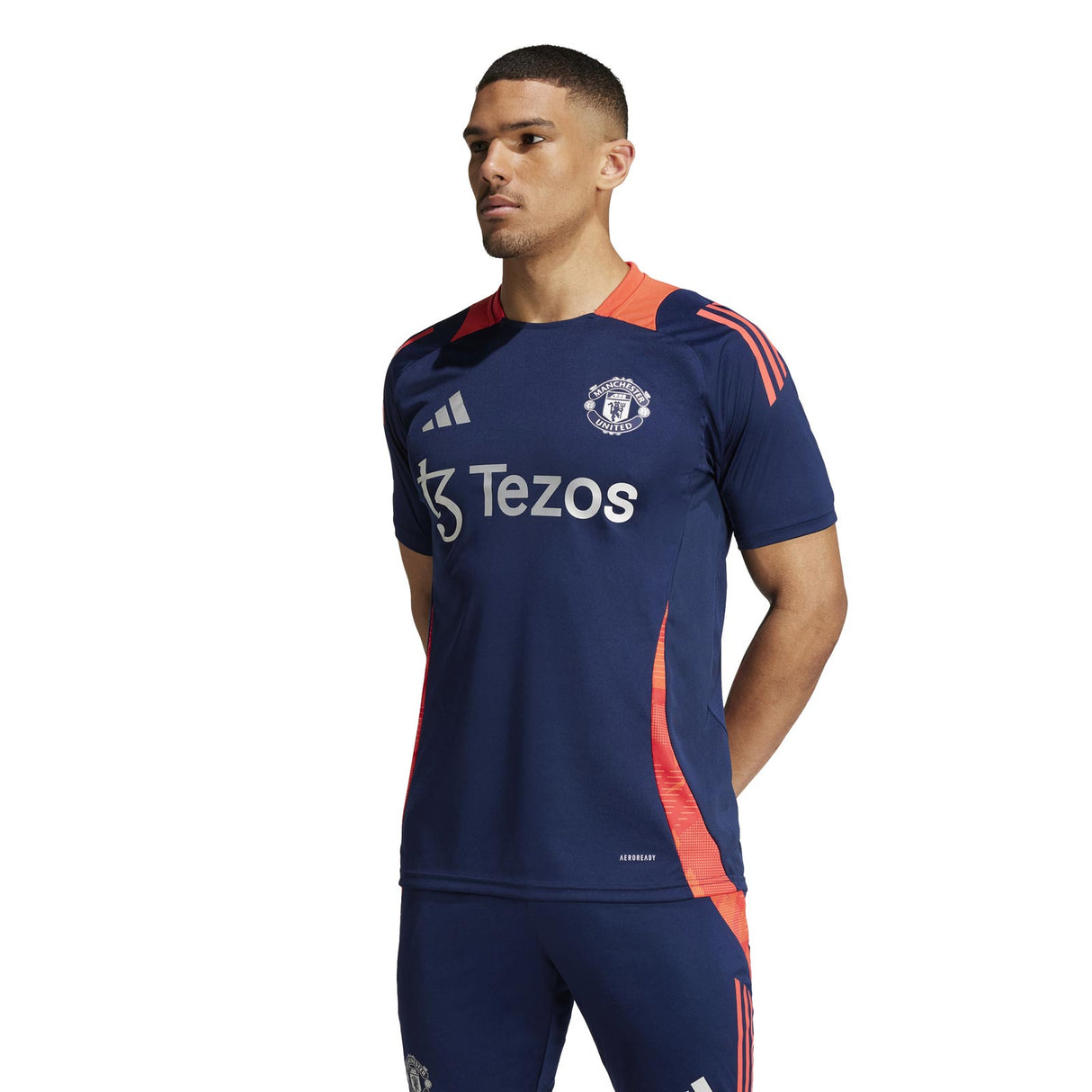 adidas Man Utd 24 Train Jersey Navy