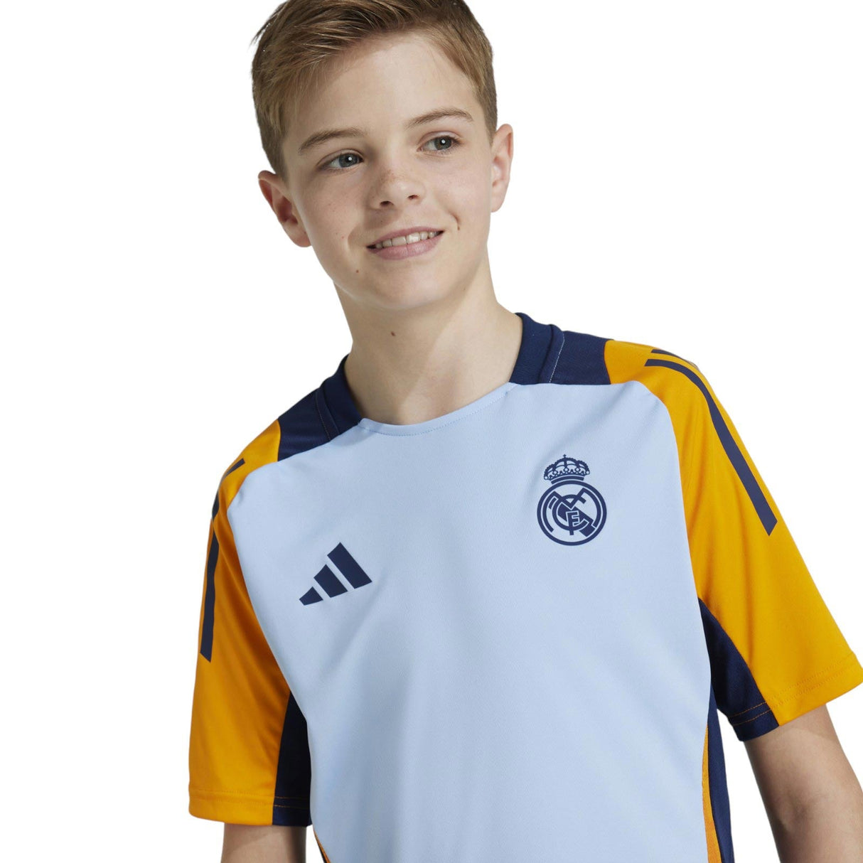 adidas Real Madrid 24 Kids Train Jsy Blu