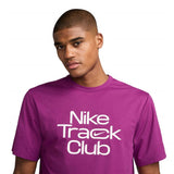 Nike Track Club Hyverse Mens Tee Purple