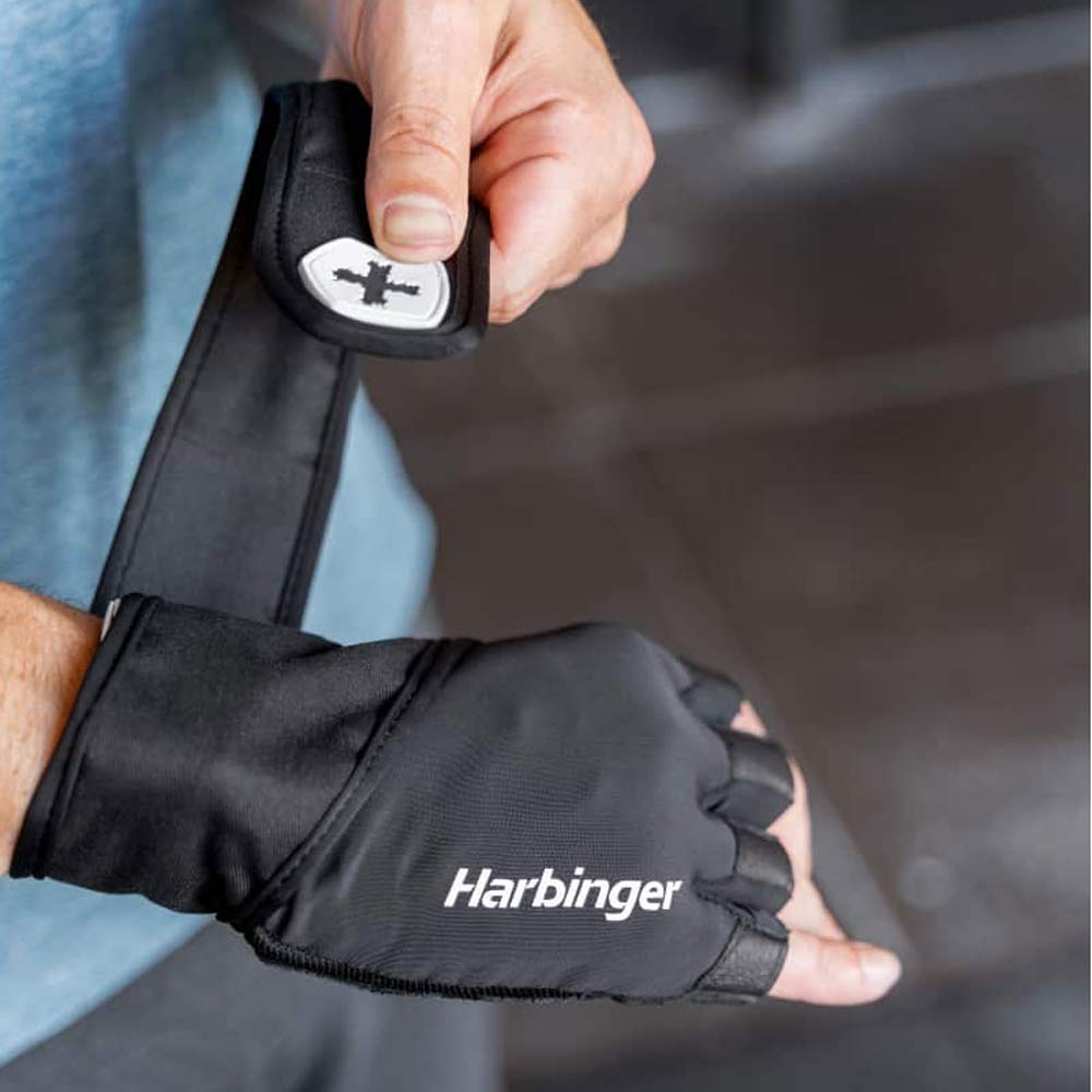 Harbinger Mens Pro Wristwrap Black