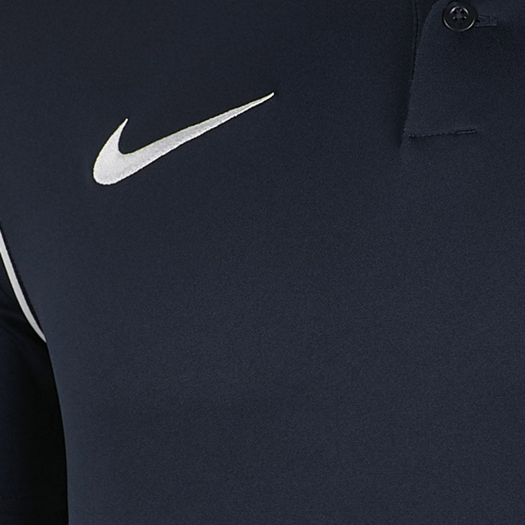 NIKE MENS DF PARK20 POLO MIDNIGHT NAVY/W
