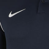 NIKE MENS DF PARK20 POLO MIDNIGHT NAVY/W