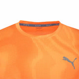 Puma Mens Run Favorite AOP SS Tee Orange