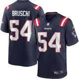 Nike Patriots Bruschi 54 Home Jersey Nvy