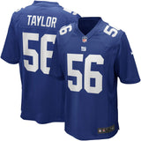 Nike Giants Taylor 56 Home Jersey Blue