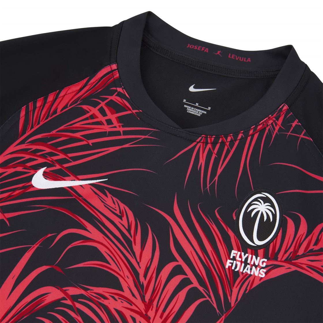 Nike Fiji 24 Away Stadium SS Jersey Blk