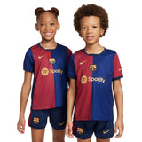 Nike FCB 24 Kids Home Kit Blue/Red