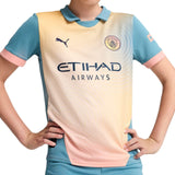 Puma MCFC 24 Kids 4th Jersey Pink