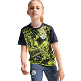 Puma MCFC 24 Kids PM Away Jersey Yellow
