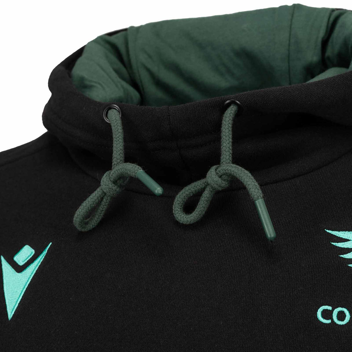 Macron Connacht 25 Kids Travel Hood Blk