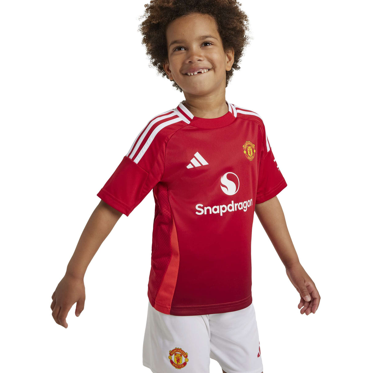 adidas Man Utd 24 Kids Home Kit Red