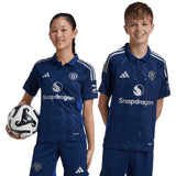 adidas Man Utd 24 Kids Away Jersey Navy