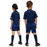 adidas Man Utd 24 Kids Away Kit Navy