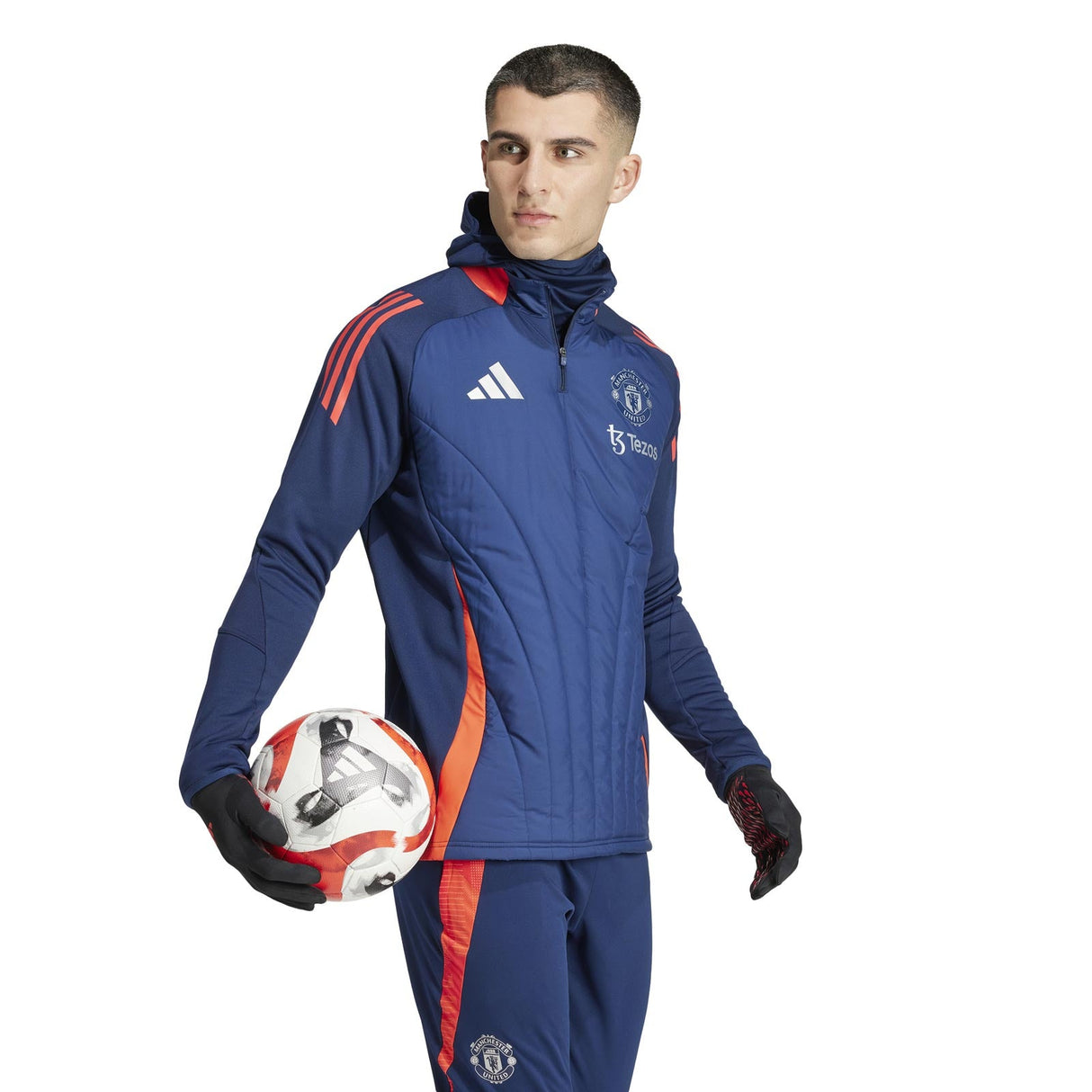 adidas Man Utd 24 Winter Jacket Navy