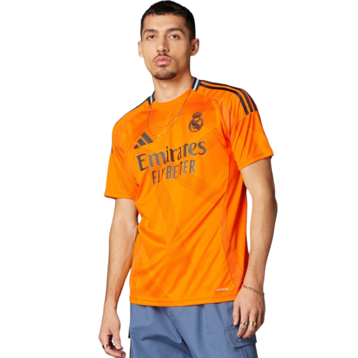 adidas Real Madrid 24 Away Jersey Orange