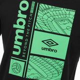 UMBRO STADIUM GRAPHIC TEE BLACK