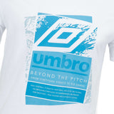 UMBRO LAYERED BOX LOGO GRAHIC TEE WHITE