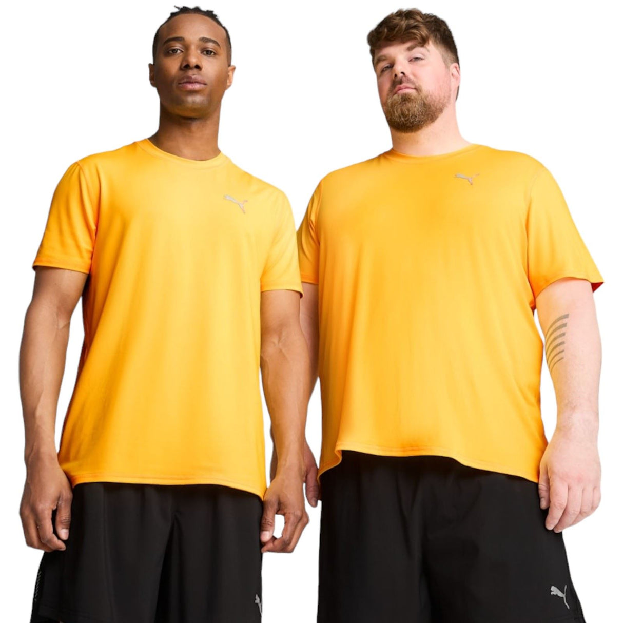 Puma Run Cloudspun SS Mens Tee Yellow