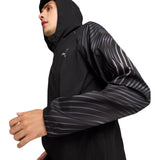 Puma Run Favourite AOP Wovn Mens Jkt Blk