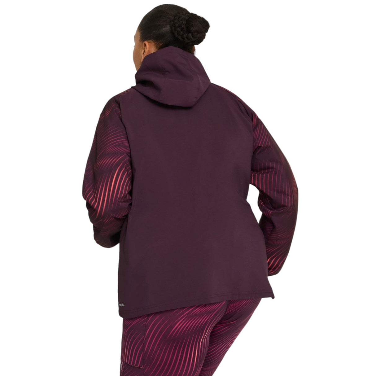 Puma Run Favourite AOP Wvn Wmns Jkt Purp