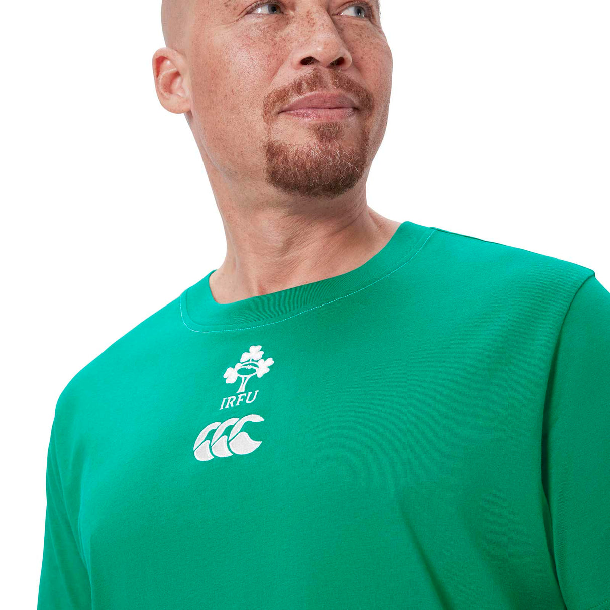 Canterbury IRFU 24 Team Cotton Tee Green