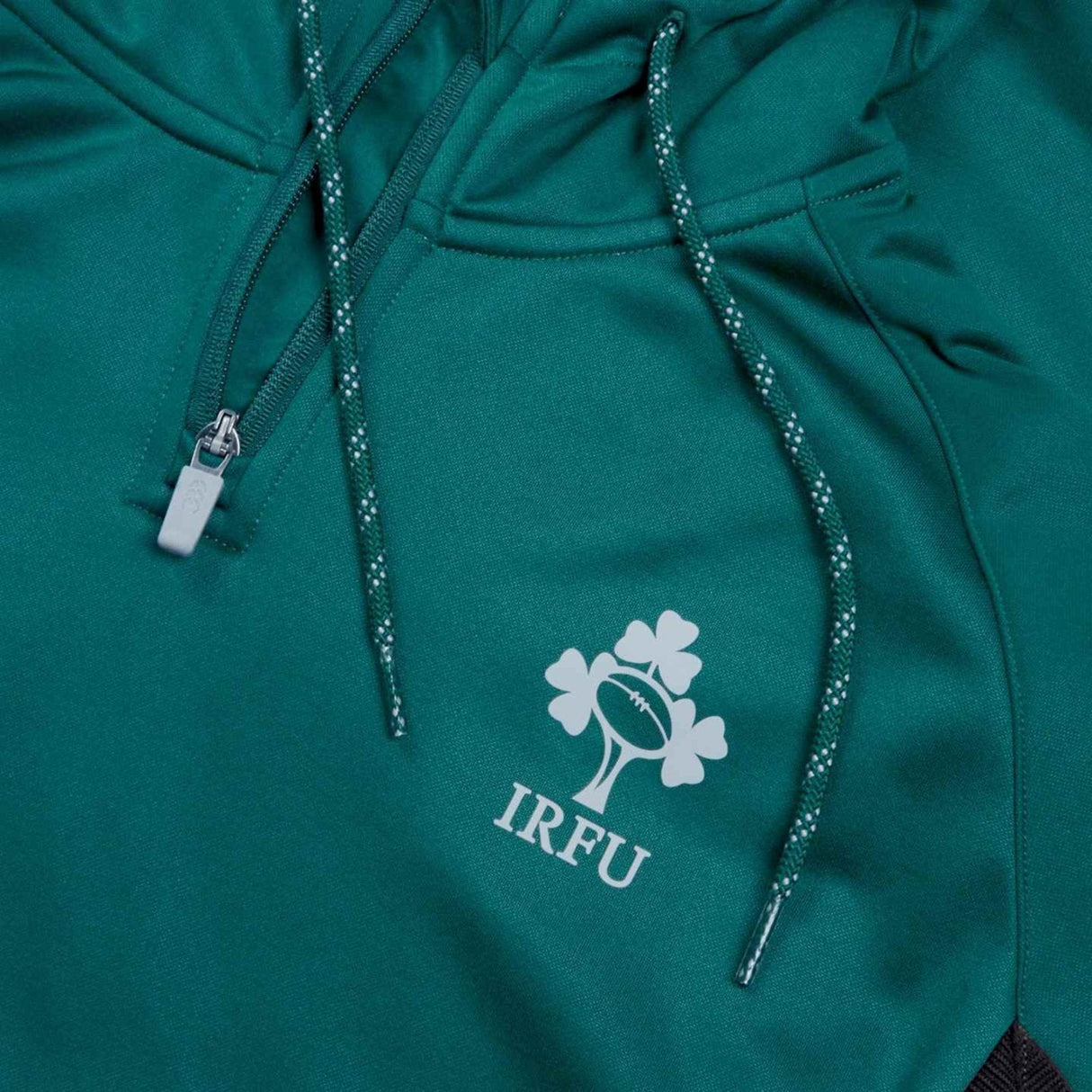 Canterbury IRFU 24 OH Zip Trn Hoodie Grn