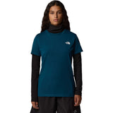 The Northface W S/S SIMPLE DOME SLIM Blu