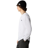 The Northface M LS SIMPLE DOME TEE White