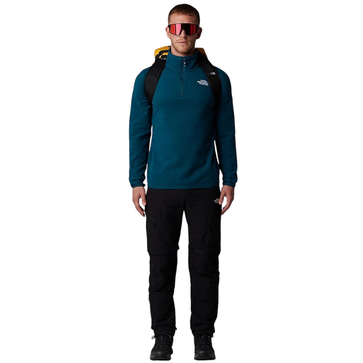 The Northface M 100 GLAC 1/4 ZIP Blue