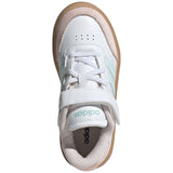 adidas Jnr Girls Courtblock EL C White