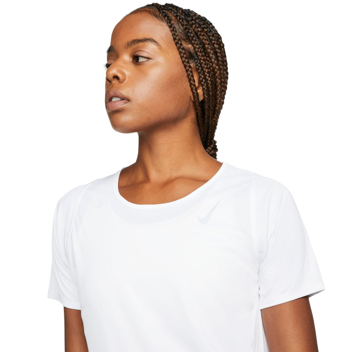 Nike Dri-Fit Race Womens Tee White