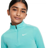 NIKE Girls Dri-FIT HZ TOP Green
