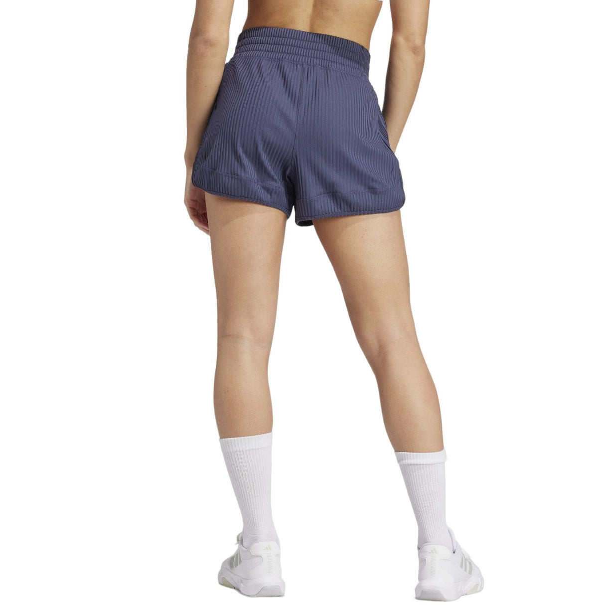 adidas Pacer Rib Womens Short Navy