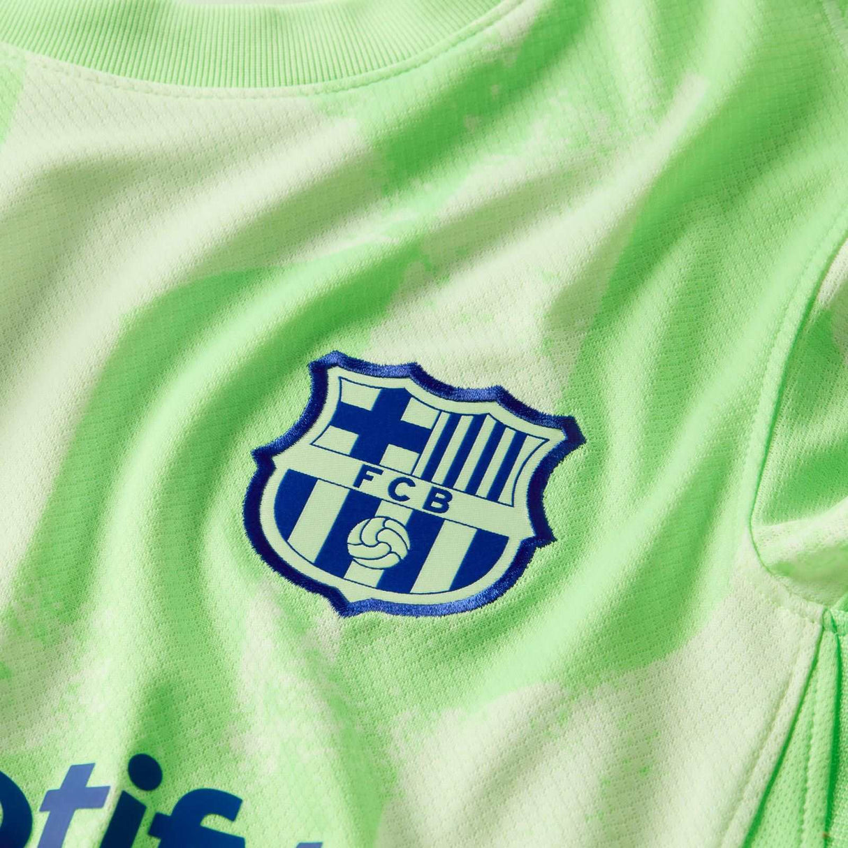 Nike FCB 24 Kids Third Jersey Yellow
