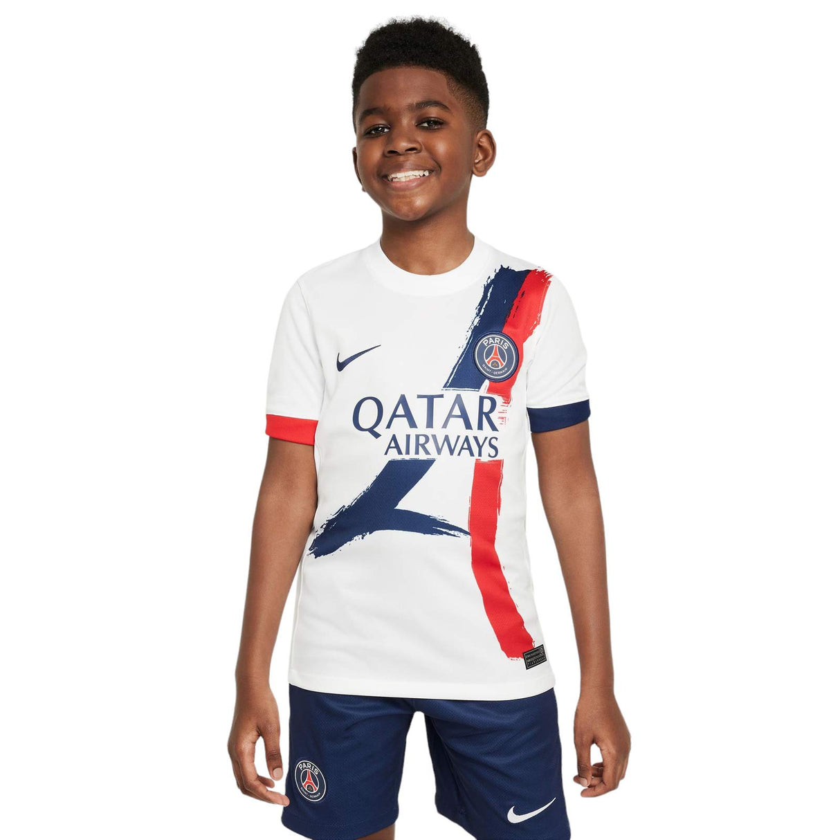 Nike PSG 24 Kids Away Jersey White