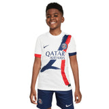 Nike PSG 24 Kids Away Jersey White