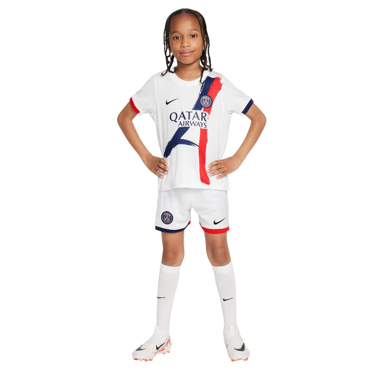 Nike PSG 24 Kids Away Kit White