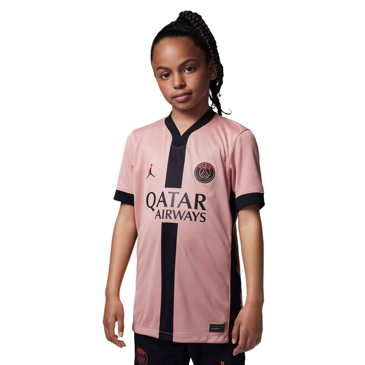 Nike PSG 24 Kids Third Jersey Black Pink