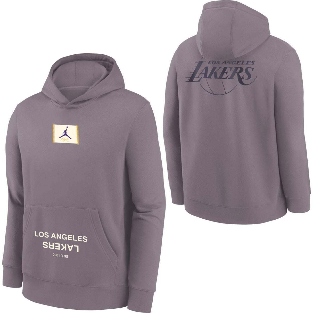 Nike Lakers Kids Statement Hoody Purple