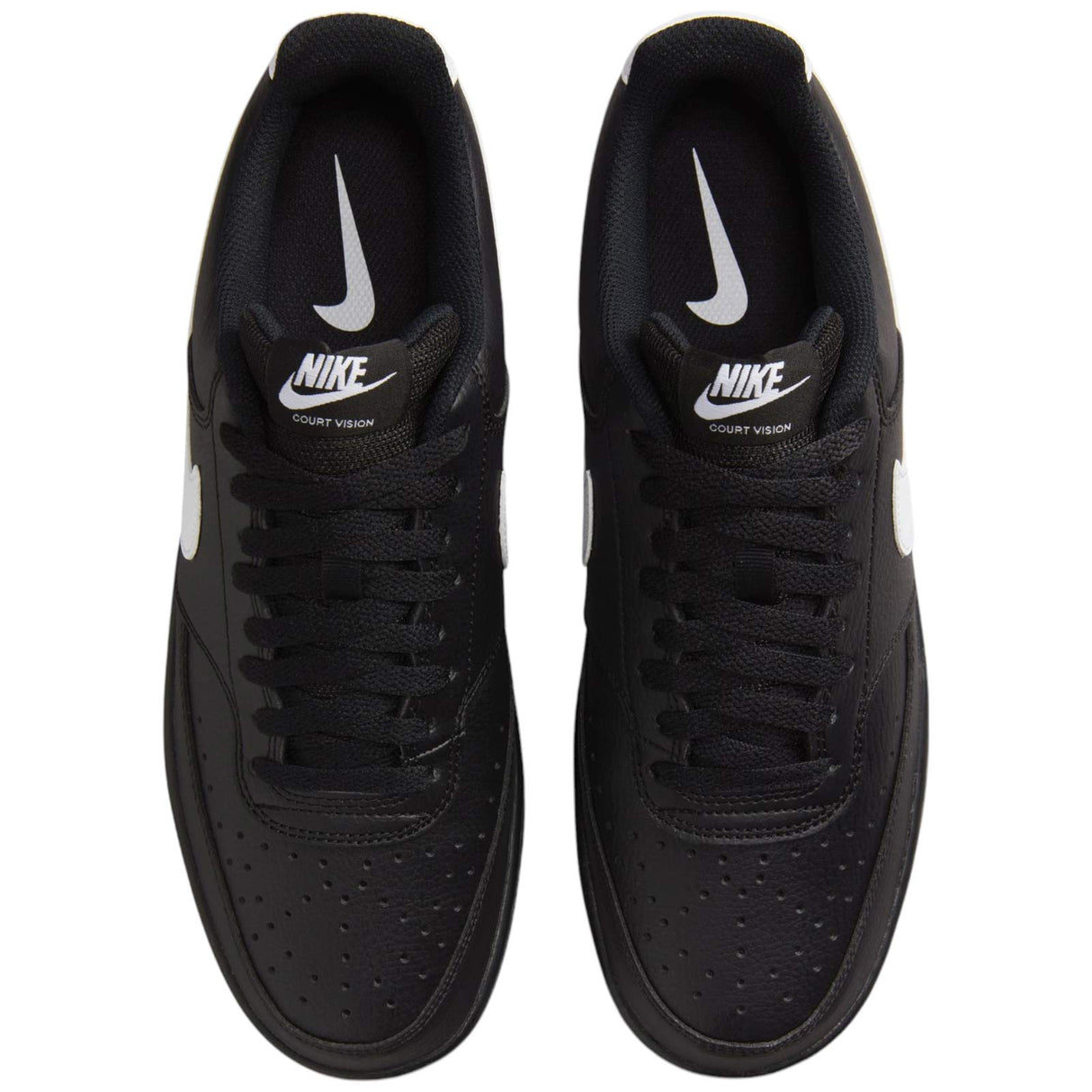 Nike Mens Court Vision Low Black