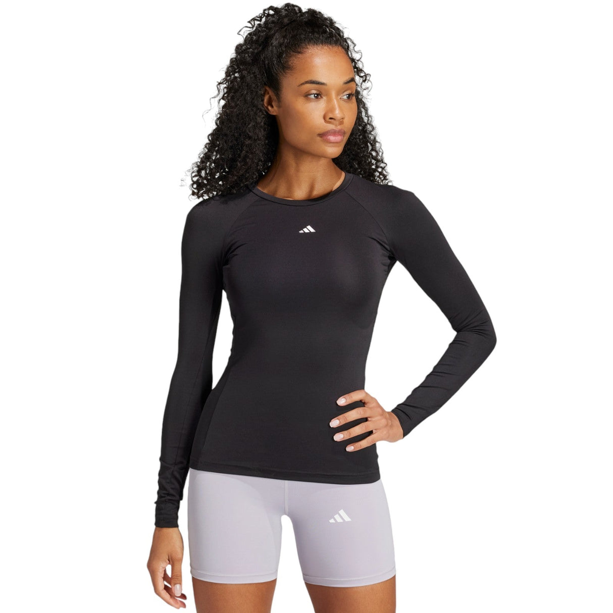 adidas TF LS Womens Top Black