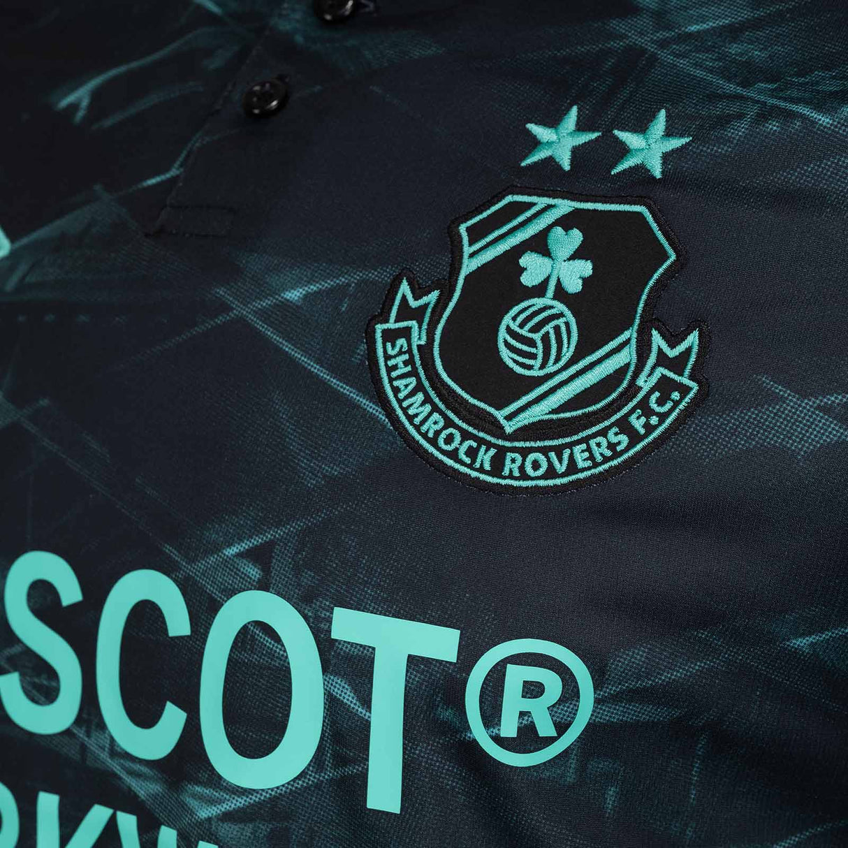 Umbro Shamrock Rvr 24 Kid Away Jersey Bk