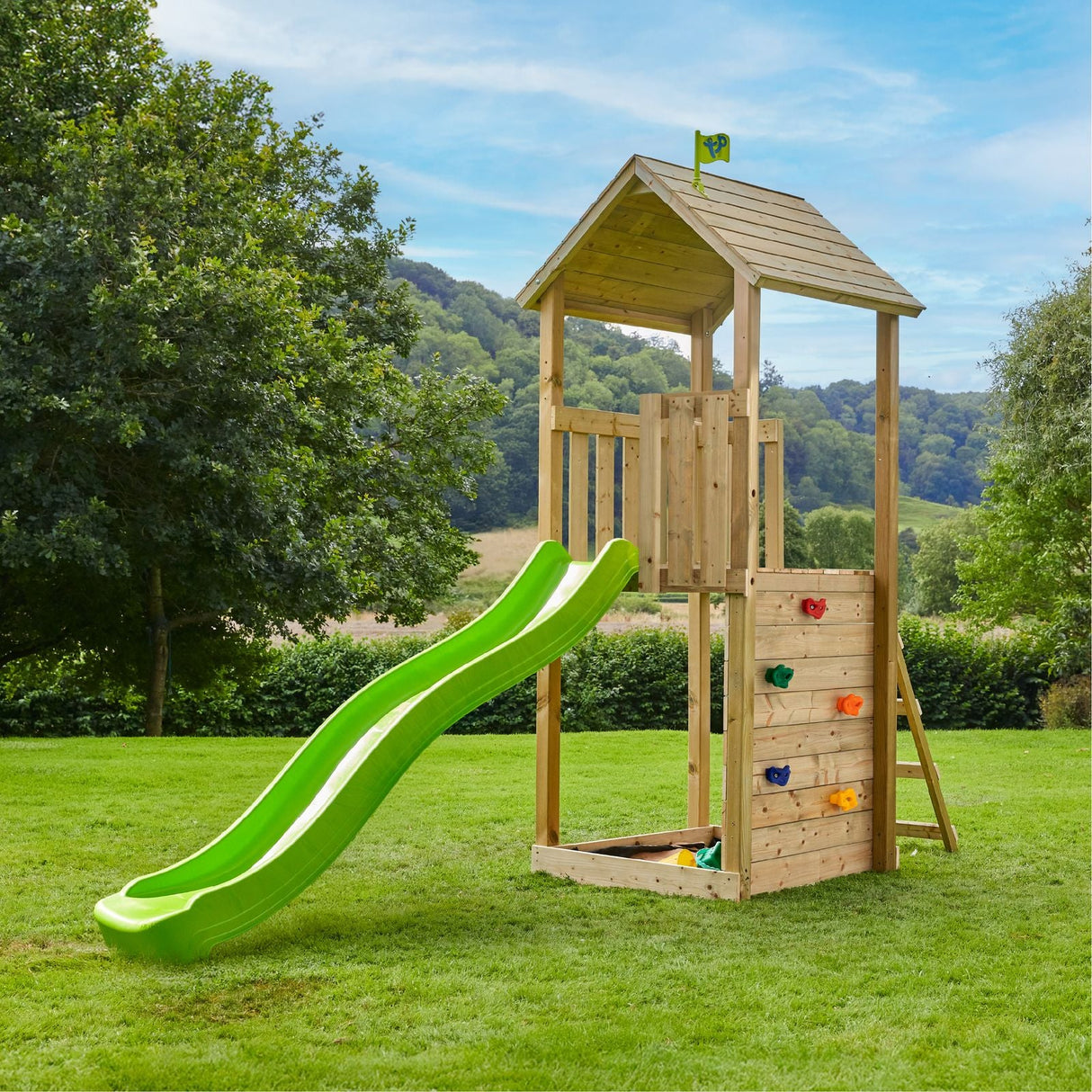 TP Toys Skywood Playtower with Ripple Slide