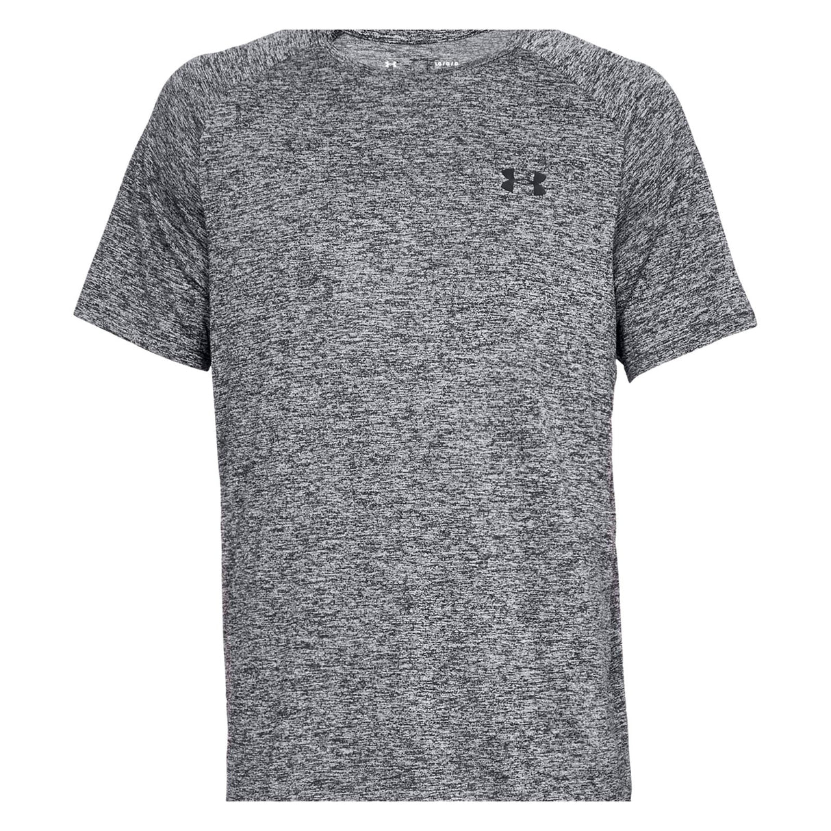 UA Tech 2.0 Mens SS Tee Black Marl